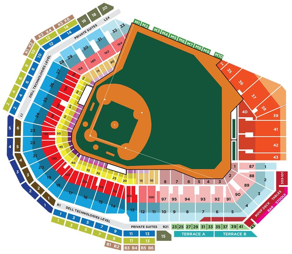 வரைபடம் Fenway பூங்கா